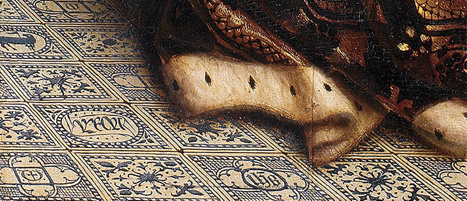 Detail on the painting